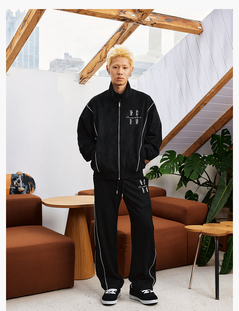 MEDM Suede Track Pants | Face 3 Face