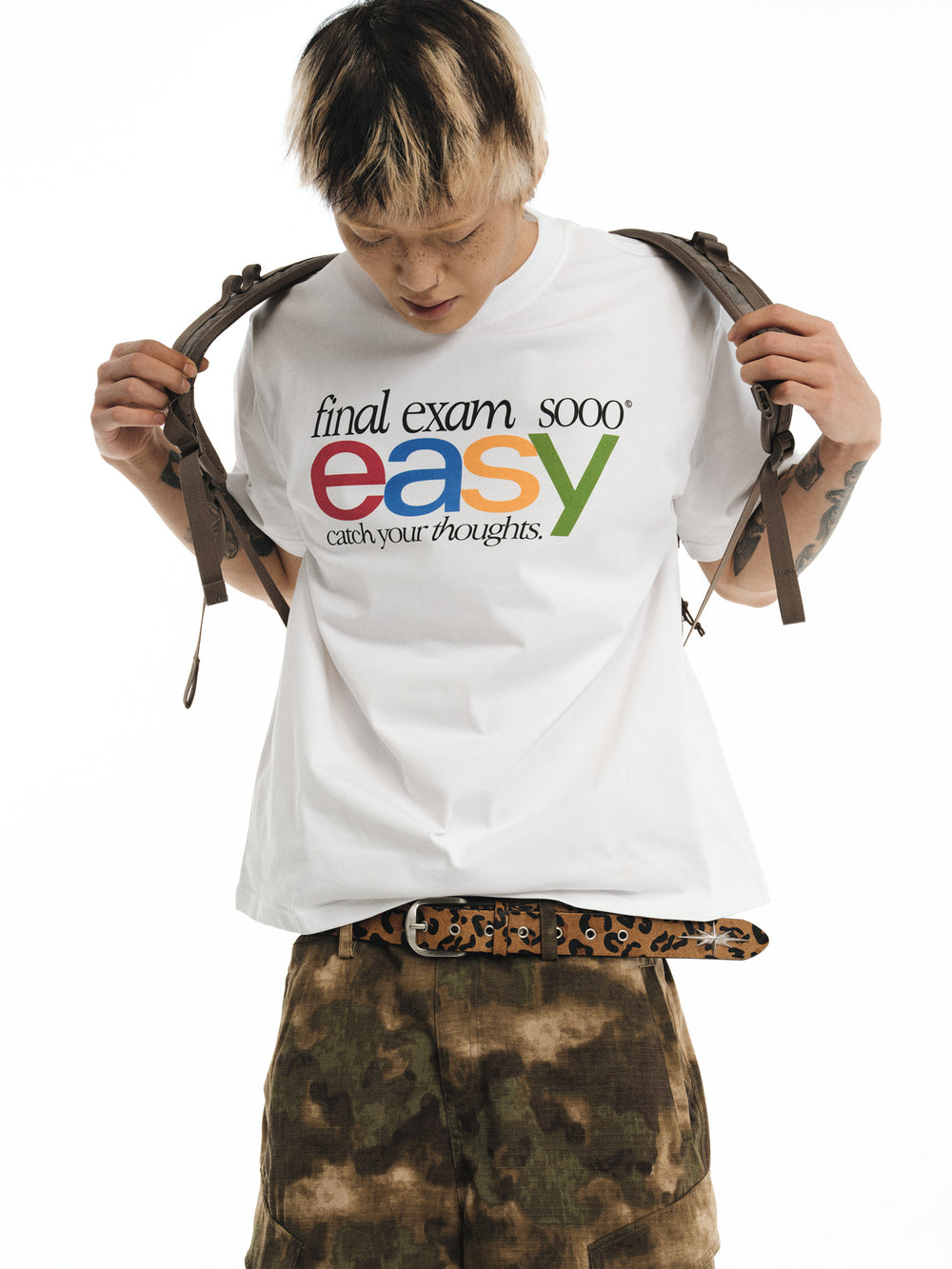 NOVACAM easy Letters Print Tee | Face 3 Face
