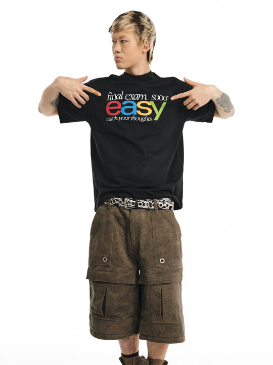 NOVACAM easy Letters Print Tee | Face 3 Face