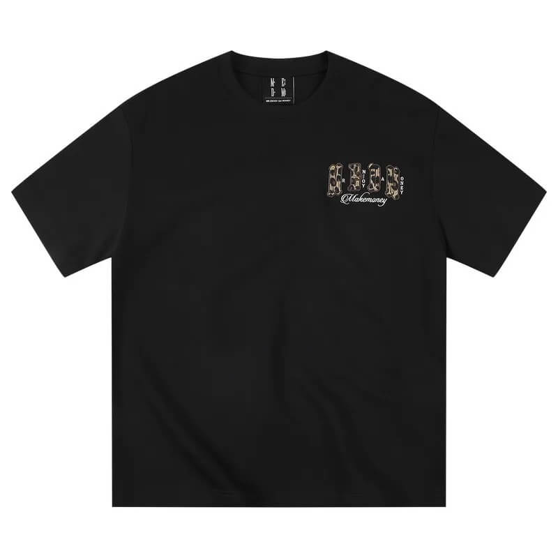 MEDM Small Leopard Logo Patch Long Sleeve Tee | Face 3 Face