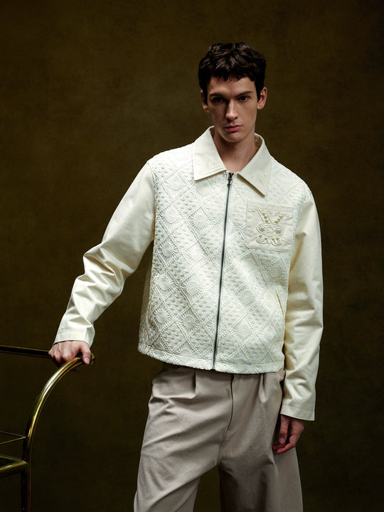 YADcrew Lace Knit Jacket | Face 3 Face