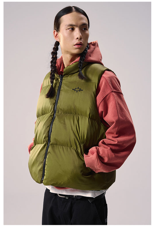 Remedy Camouflage Reversible Down Vest | Face 3 Face
