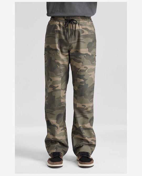 NOVACAM Camouflage Studded Double Knee Functional Pants | Face 3 Face