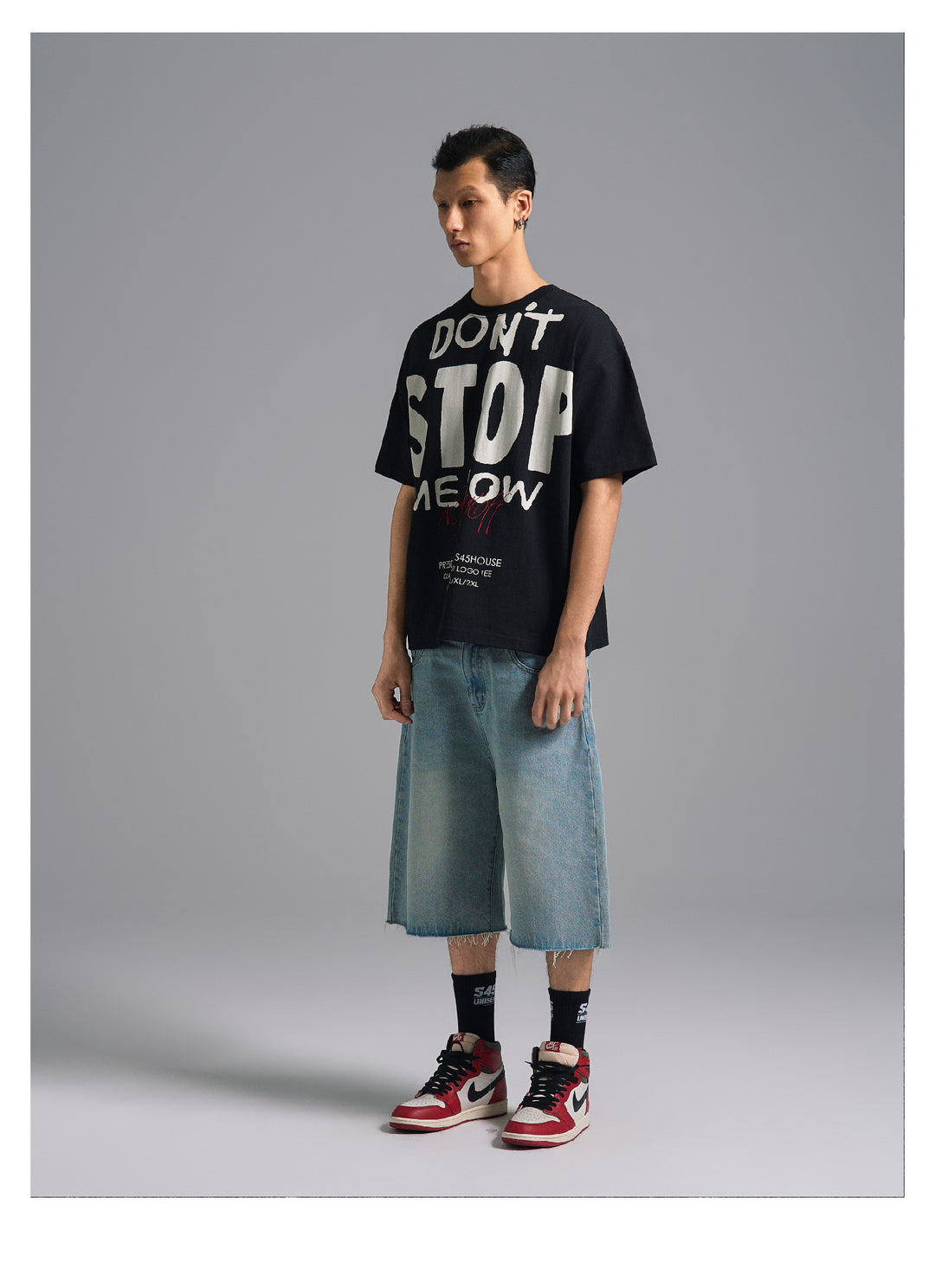 S45 Handwritten Slogan Print Tee | Face 3 Face