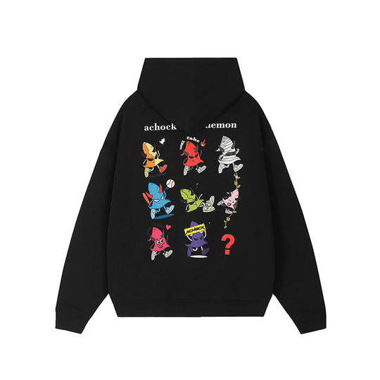 Achock Little Devil Print Hoodie