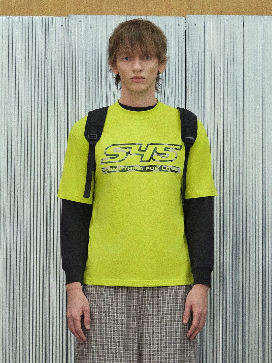 S45 Camouflage Logo Print Short Sleeve Tee | Face 3 Face