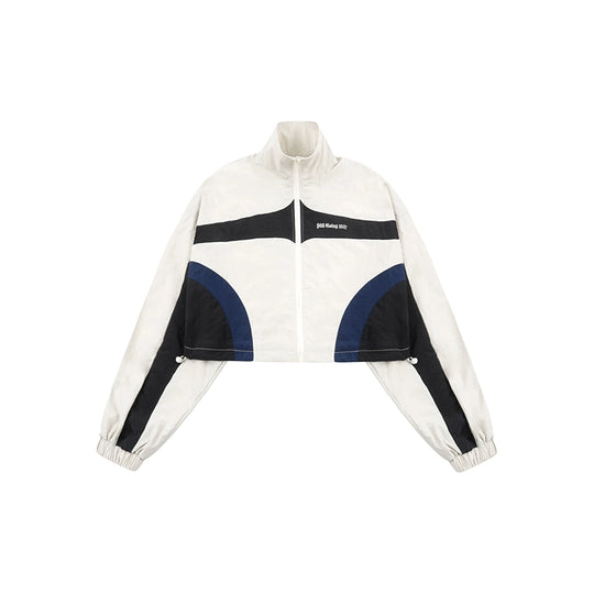 1807 Colorblock Cropped Track Jacket | Face 3 Face