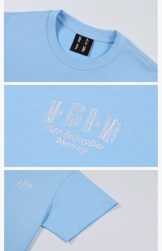 MEDM Mini Logo Embroidered Tee | Face 3 Face