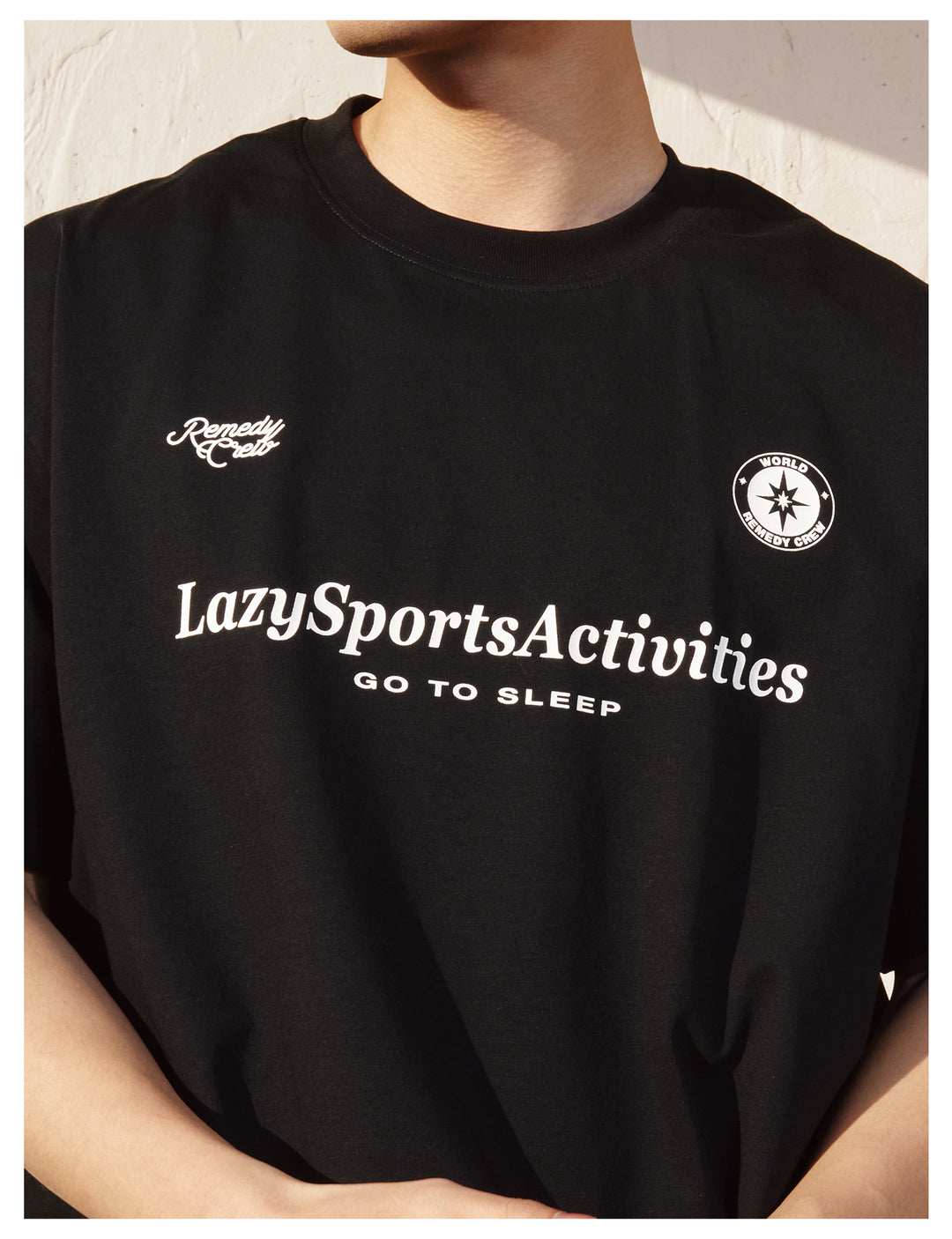 Remedy Letters and Patch Print Cool Touch Tee | Face 3 Face