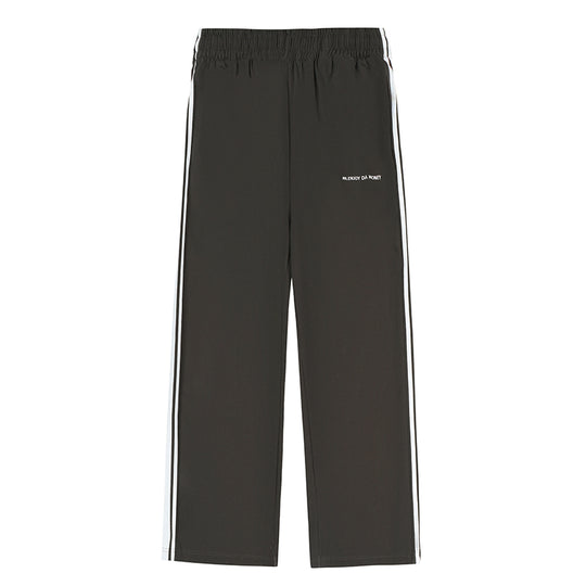 MEDM Side Striped Wide Leg Sweatpants