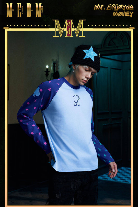 MEDM × HUNTER×HUNTER All Over Character Icon Raglan Long Sleeve Tee | Face 3 Face