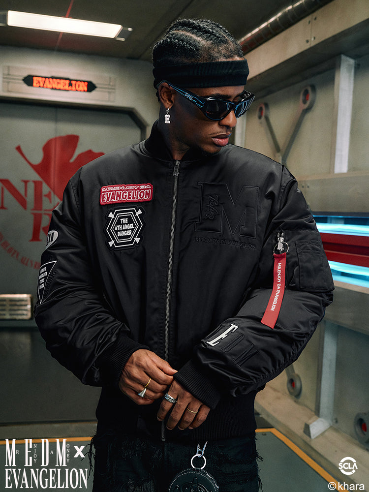 MEDM x EVA Fourth Angel Sachiel MA-1 Bomber Down Jacket | Face 3 Face