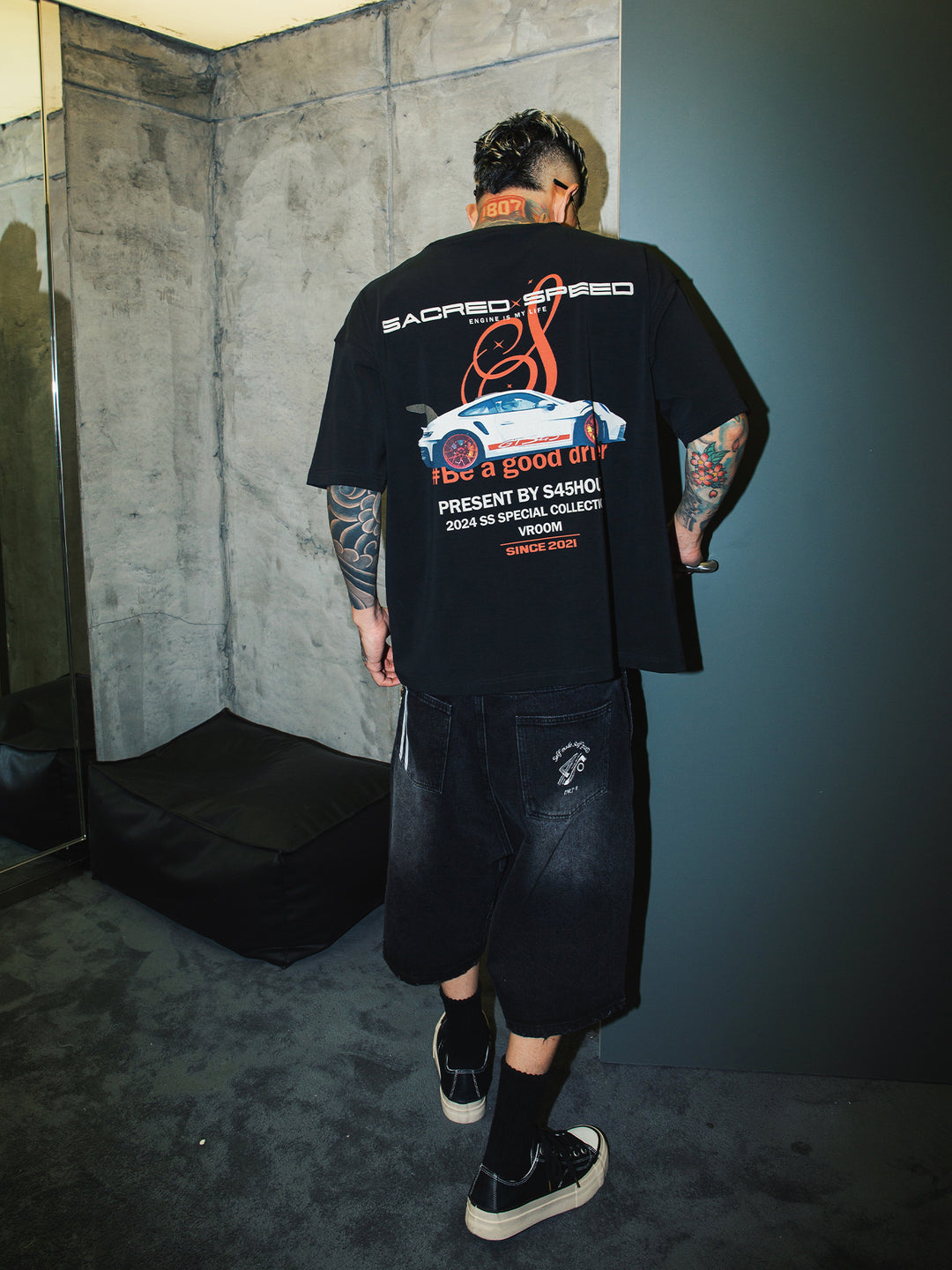 S45 Modified Car Slogan Tee | Face 3 Face