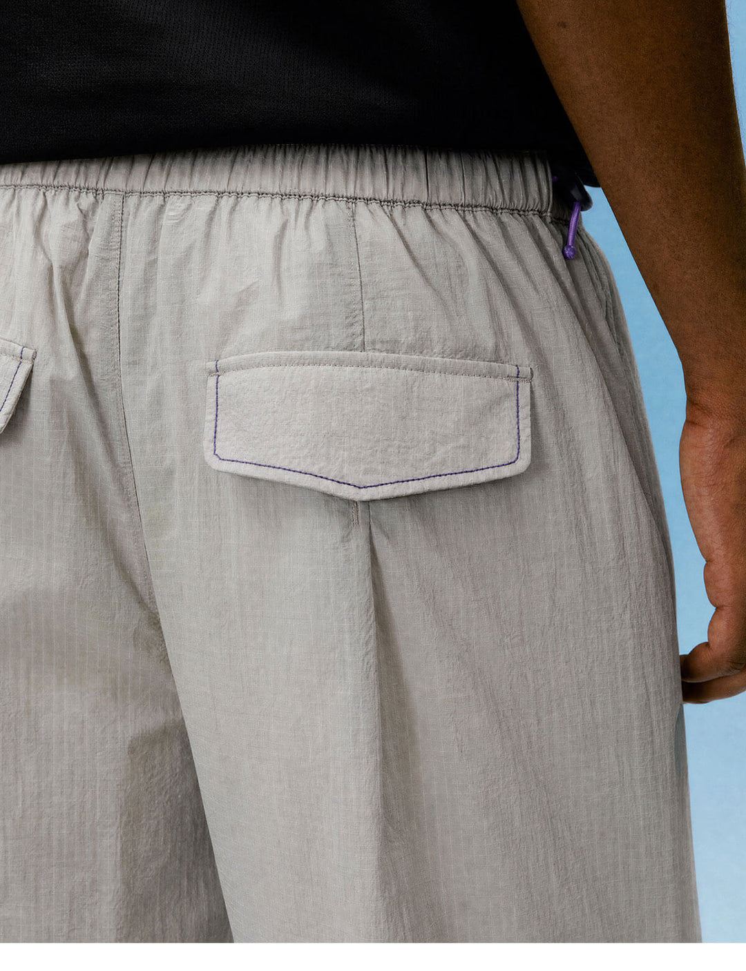 MEDM Contrast Stitch Lightweight Utility Track Pants | Face 3 Face