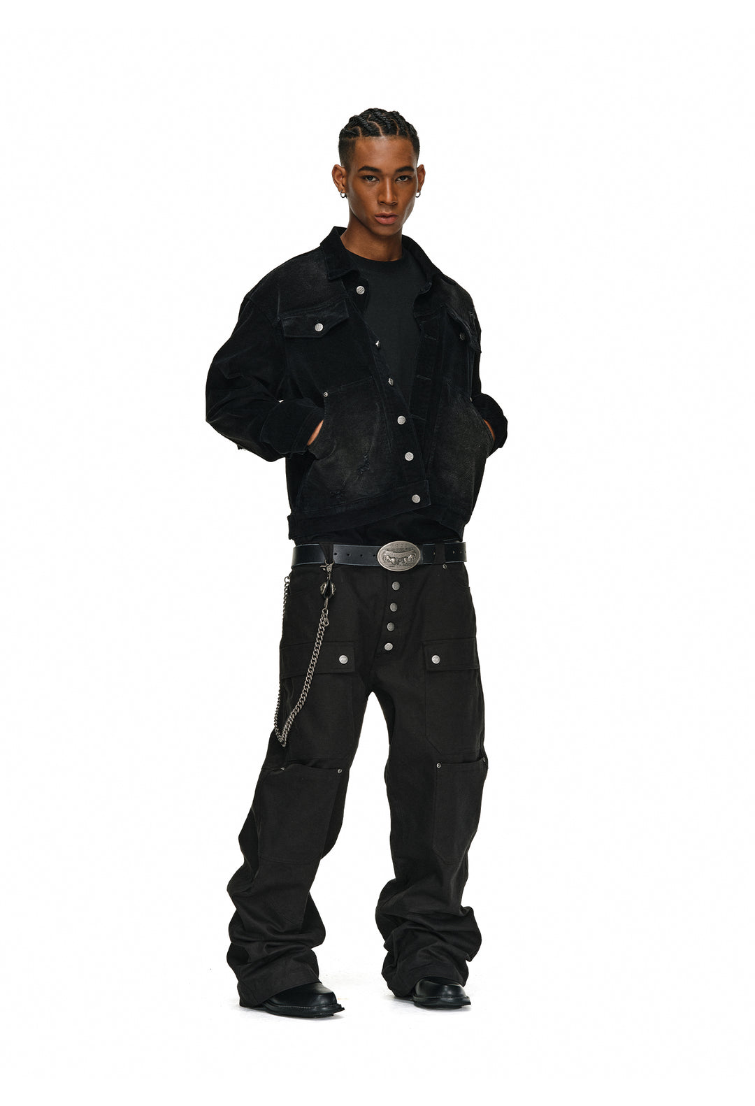 ANTIDOTE Multi Pocket Canvas Utility Jeans | Face 3 Face