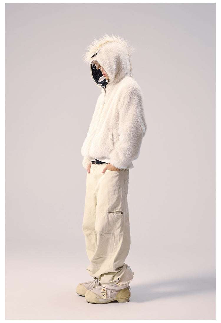 Remedy Faux Fur Mohawk Hooded Jacket | Face 3 Face