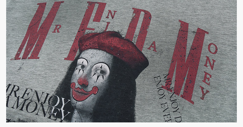 MEDM Clown Oil Painting Long Sleeve Tee | Face 3 Face