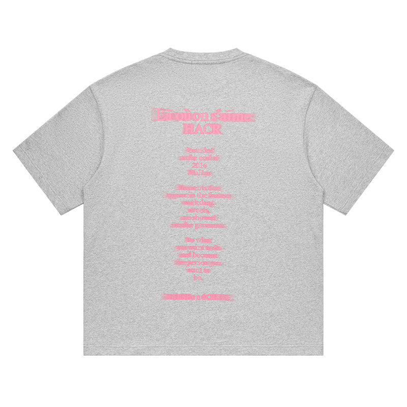Harsh and Cruel Phantom Font French Typography Tee