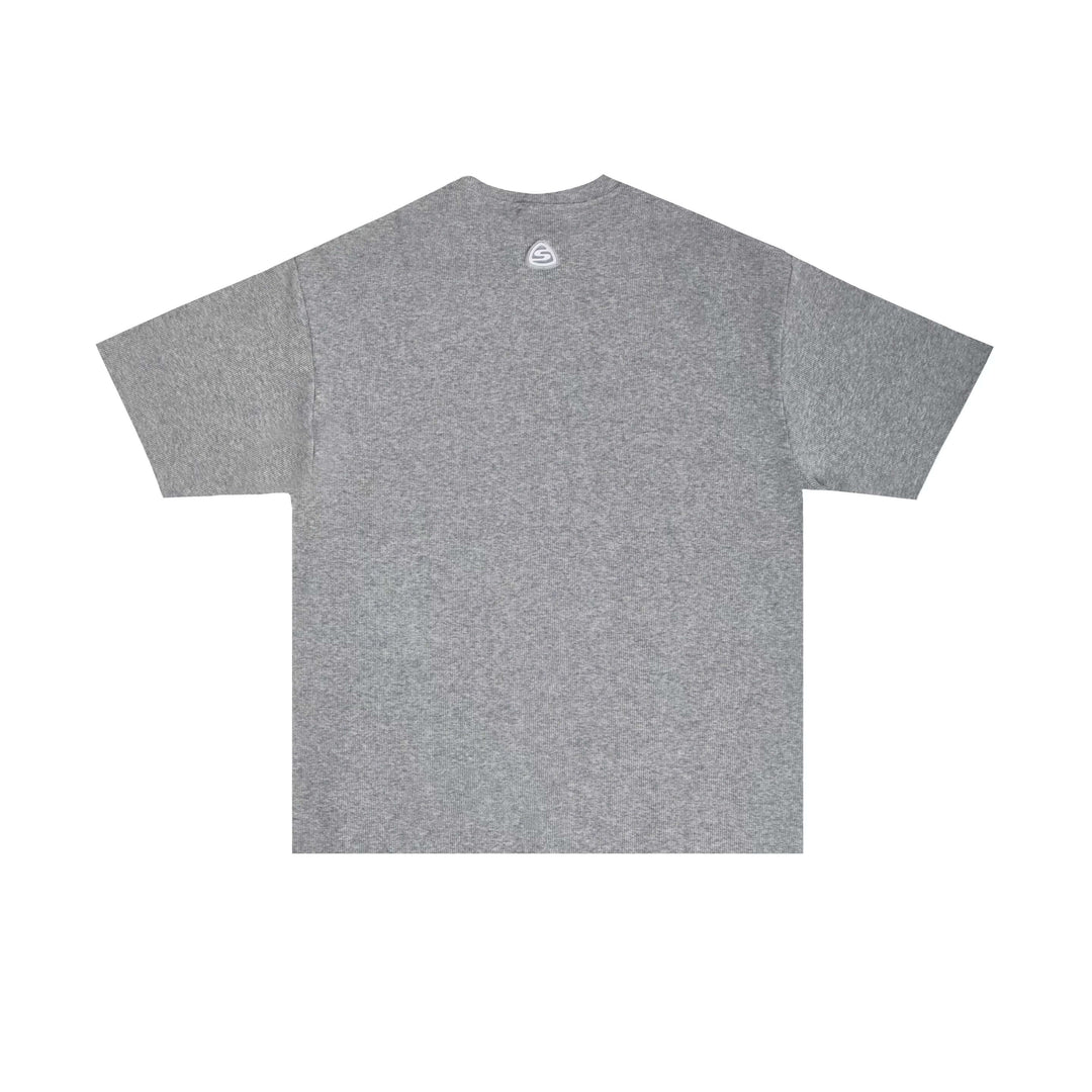 S45 Plain Ribbed Short Sleeve Tee | Face 3 Face