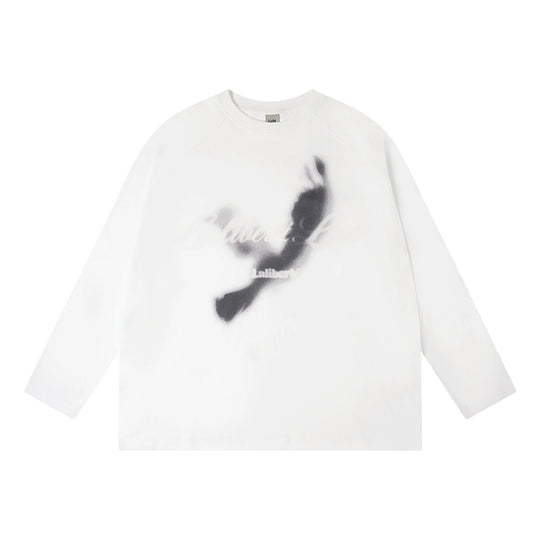 Labt Distressed Raglan Long Sleeve Tee | Face 3 Face