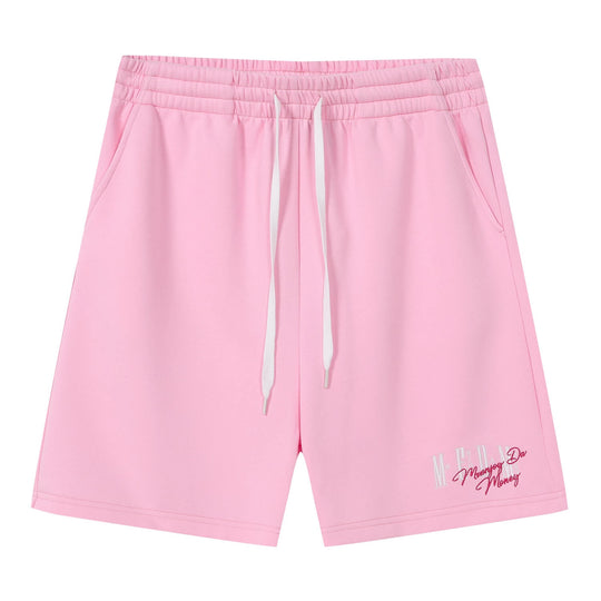 MEDM Colorful Logo Embroidered Sweat Shorts | Face 3 Face