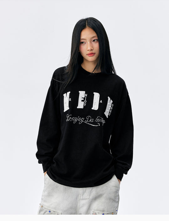 MEDM Pearl Patch Logo Long Sleeve Tee | Face 3 Face