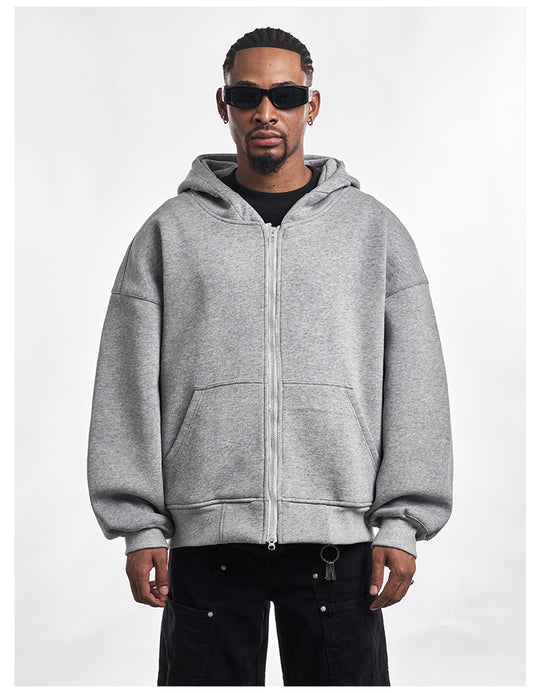 F3F Select Basic Oversize Zip Up Hoodie | Face 3 Face