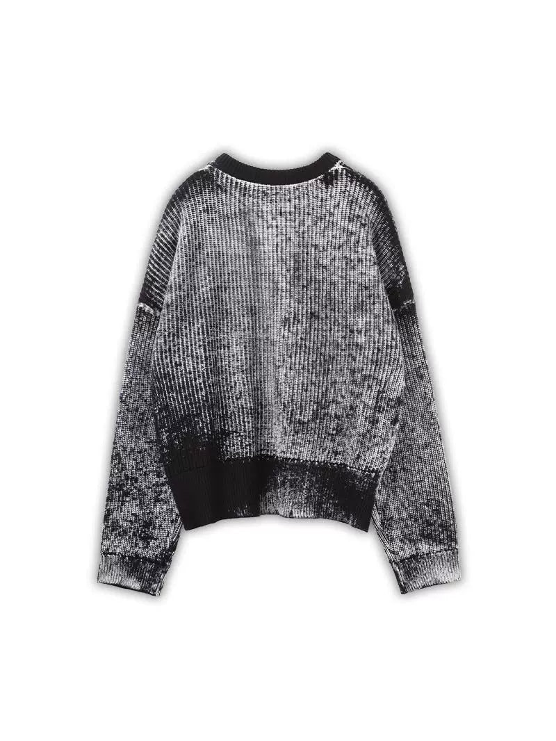 SOD Co. Rock Reverse Printed Knit Sweater | Face 3 Face