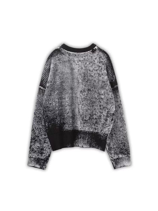 SOD Co. Rock Reverse Printed Knit Sweater | Face 3 Face