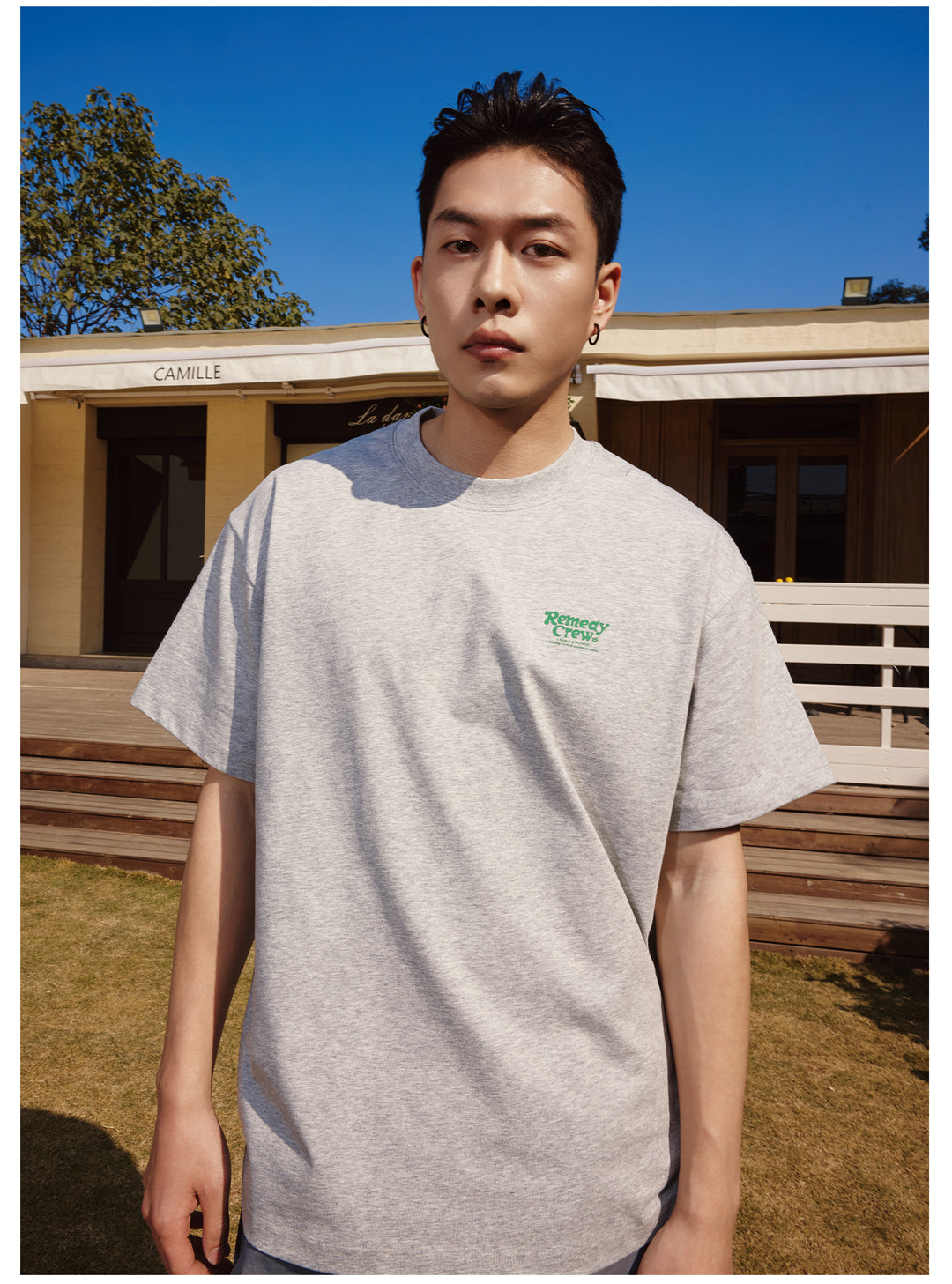 Remedy 3D Flower Logo Print Cool Touch Tee | Face 3 Face