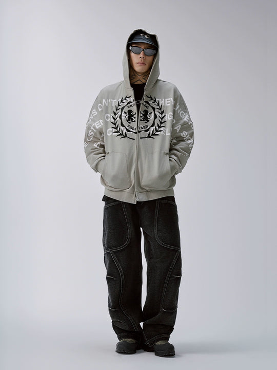 F2CE Stitching Deconstruction Utility Jeans | Face 3 Face