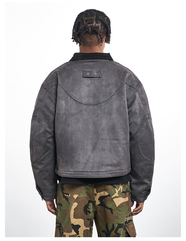 F3F Select Suede Short Work Jacket | Face 3 Face