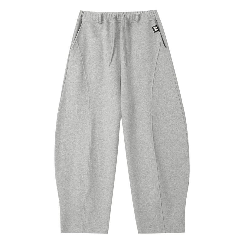 MEDM Curved Metal Tag Baggy Sweatpants | Face 3 Face