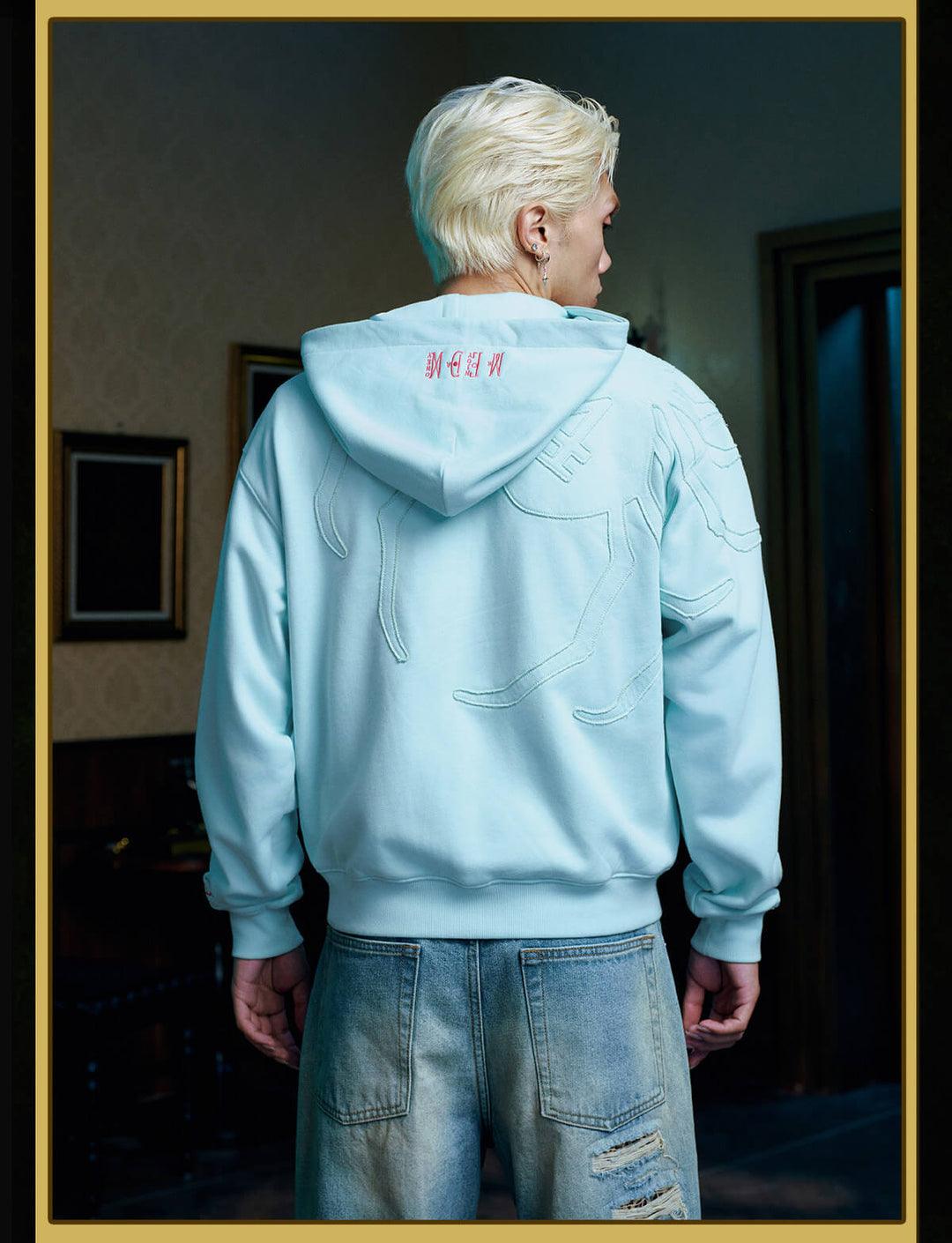 MEDM × HUNTER×HUNTER Phantom Troupe Spider Patch Zip Up Hoodie | Face 3 Face