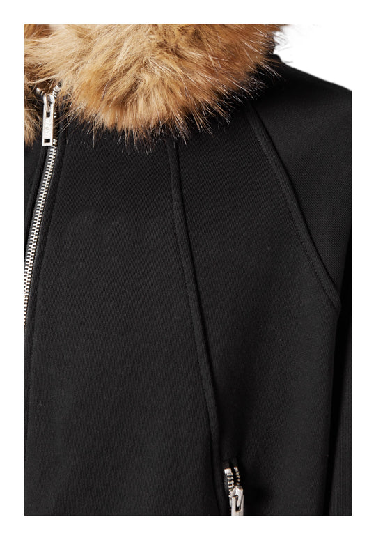 KARMANISTIC Fur Collar Hooded Jacket | Face 3 Face