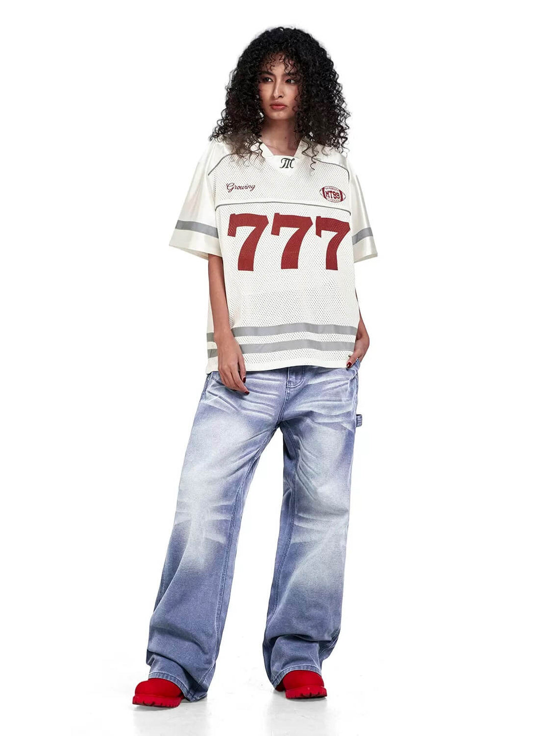 F3F Select 777 Numbering Reflective Stripe Mesh Short Sleeve Hockey Jersey | Face 3 Face
