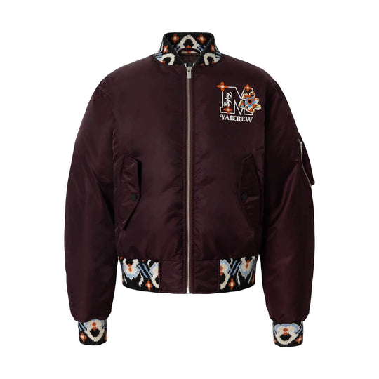 YADcrew x MEDM Ethnic Ribbed MA-1 Bomber Jacket | Face 3 Face