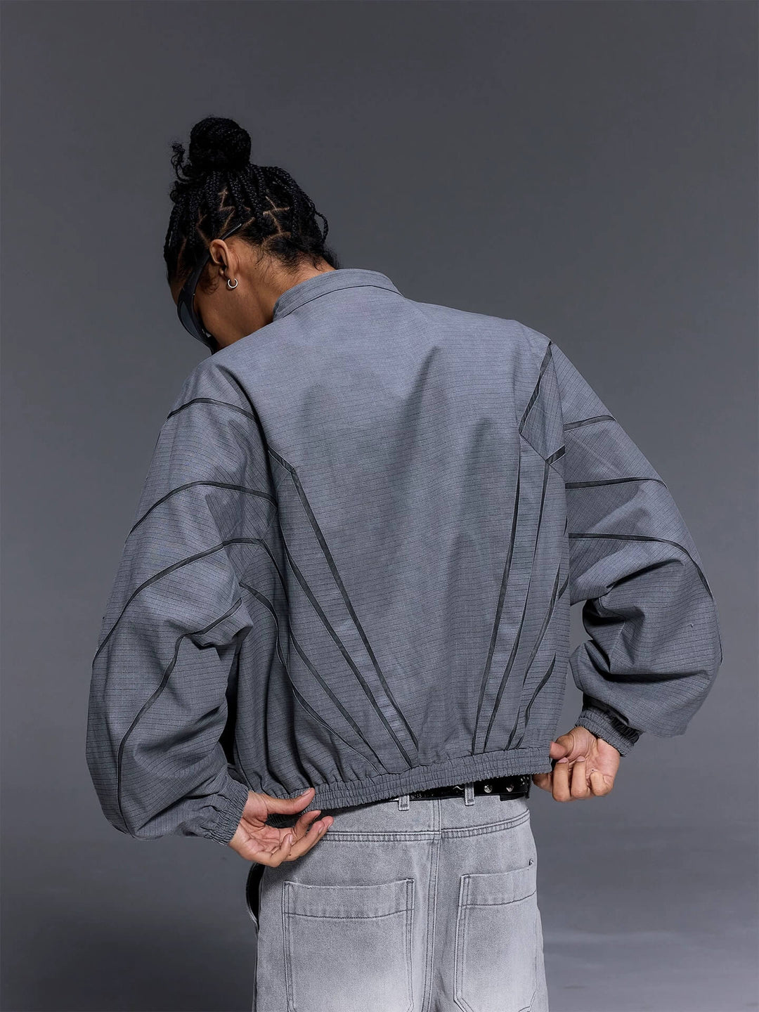 1807 Faded Wash Ripstop Track Jacket | Face 3 Face