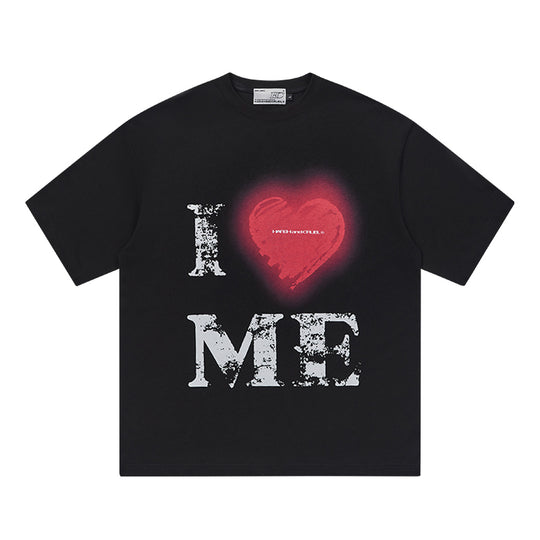 Harsh and Cruel Heart Print Heavyweight Tee