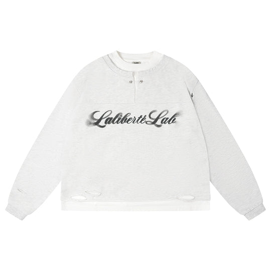 Labt Vintage Print Layered Sweatshirt | Face 3 Face