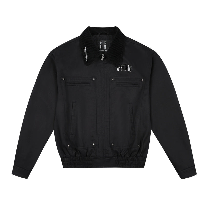 MEDM Studded Harrington Jacket | Face 3 Face