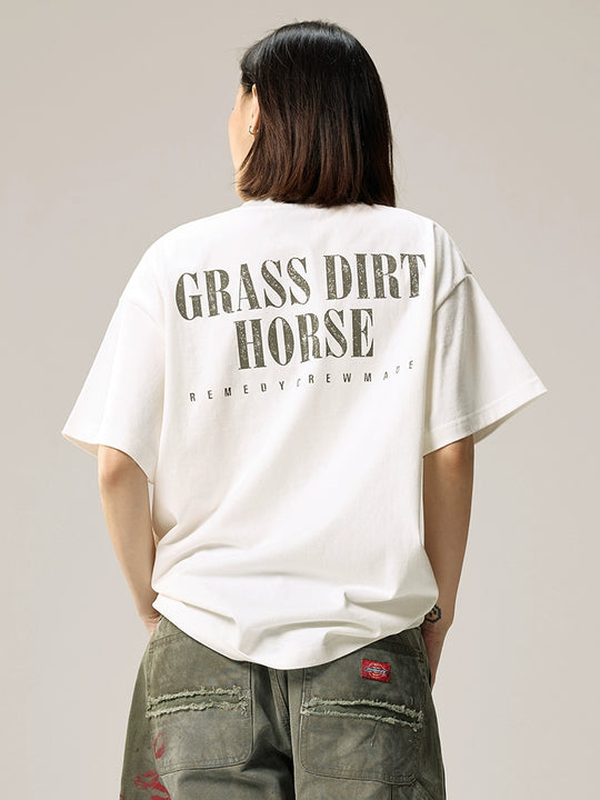 Remedy GRASS DIRT HORSE Print Tee | Face 3 Face