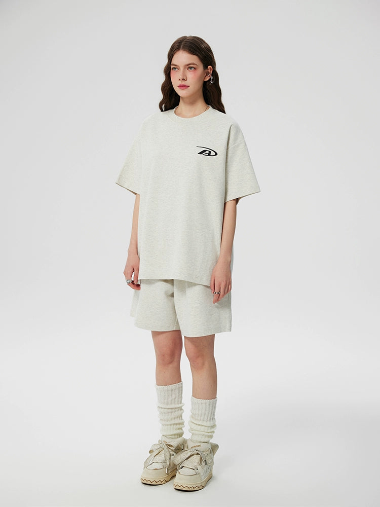 Graphic Tee | Achock Heavyweight Basic Logo Print Tee | Face 3 Face