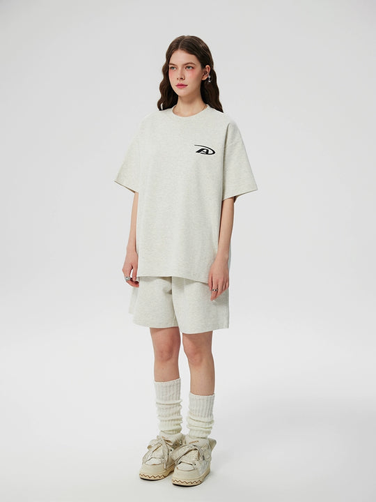 Graphic Tee | Achock Heavyweight Basic Logo Print Tee | Face 3 Face