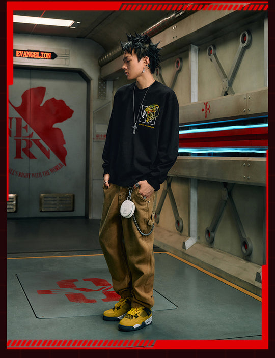 MEDM x EVA Basic Logo Long Sleeve Tee | Face 3 Face