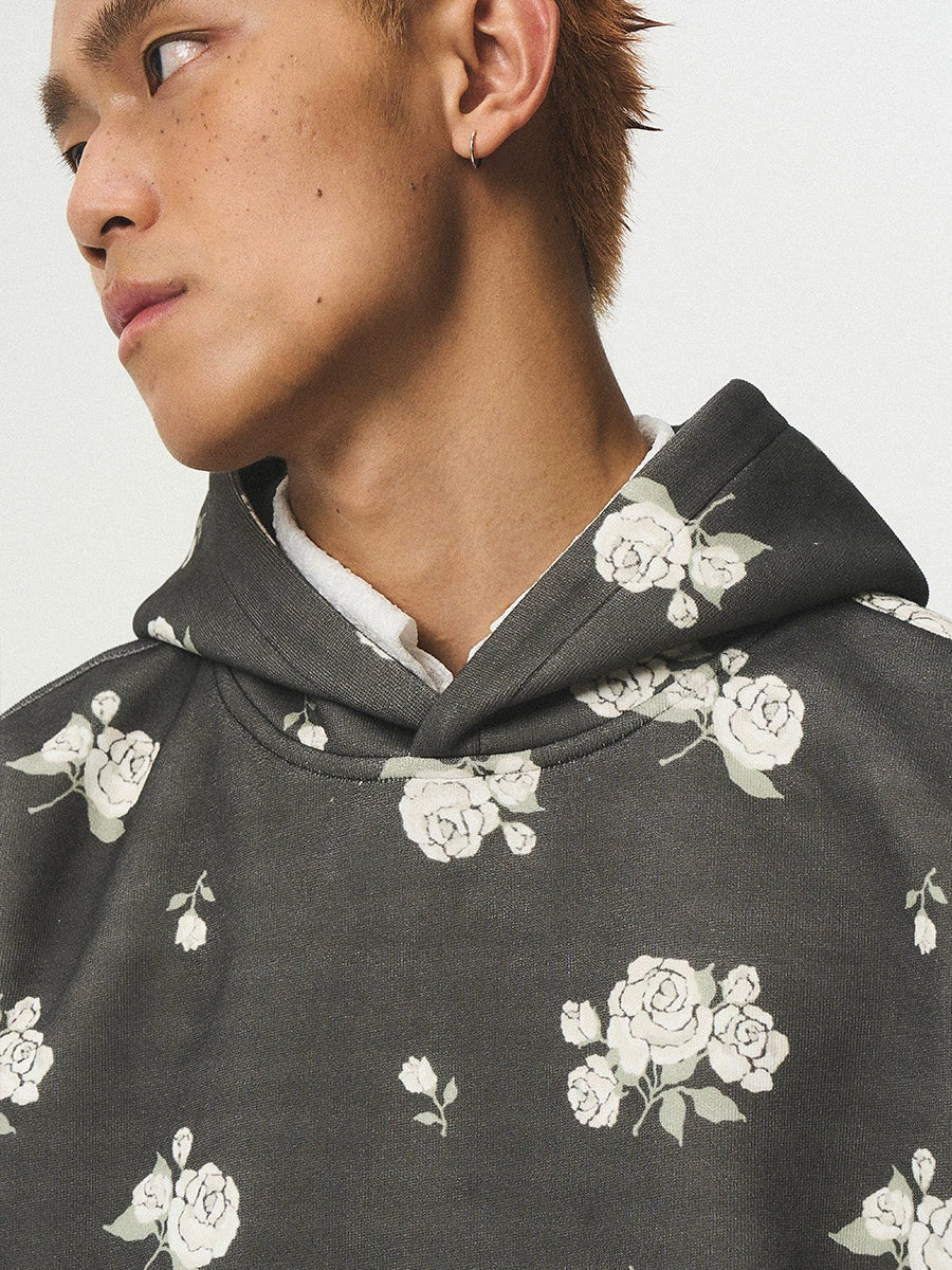 EMPTY REFERENCE Rose Flower Hoodie | Face 3 Face
