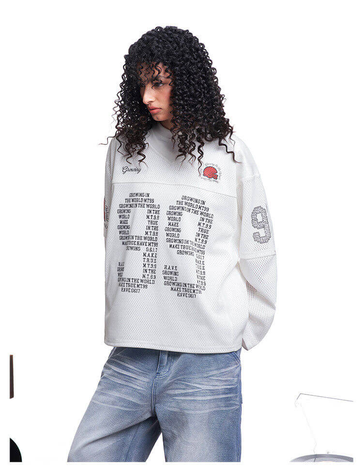 F3F Select 99 V Neck Mesh Long Sleeve Jersey | Face 3 Face