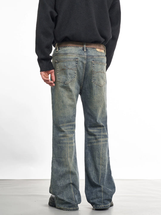 F3F Select Cat Whisker Washed Micro Flare Jeans | Face 3 Face