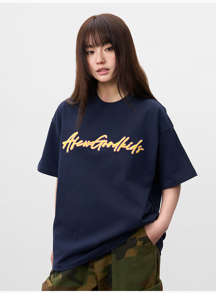 AFGK 3D Logo Embroidered Tee | Face 3 Face