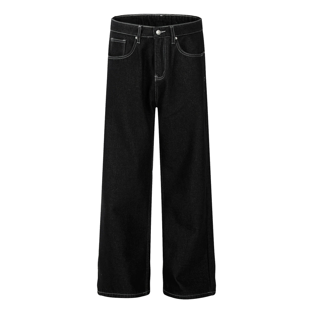 F3F Select Black Basic Wide Leg Jeans | Face 3 Face